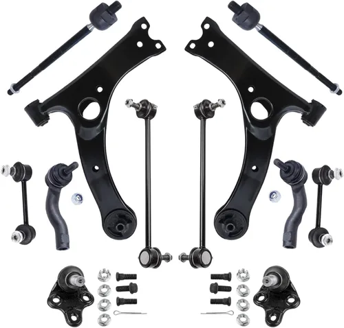 Vista 38 de Detroit Axle - Kit de extremo delantero para Hyundai Sonata XG350 XG300 Kia Optima, 2 brazos de control superiores con juntas de bola, 2 brazos