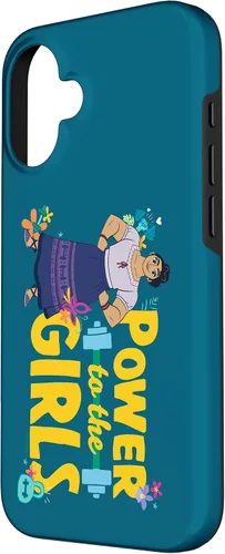 Vista 2 de Carcasa para iPhone 16 Disney Encanto Luisa Power to the Girls