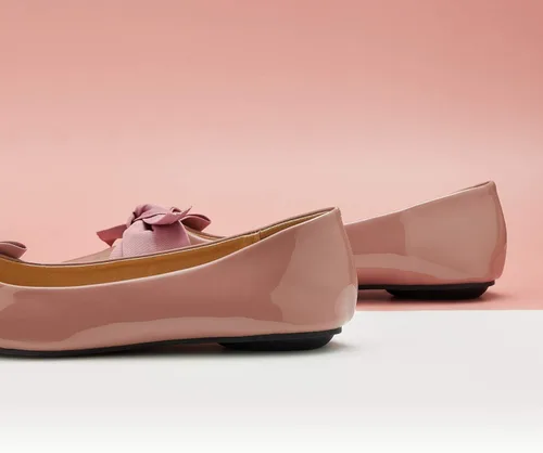 Vista 3 de C.Paravano Pointed Toe Flats for Women Women Flats Bow Knot Ballet Flats