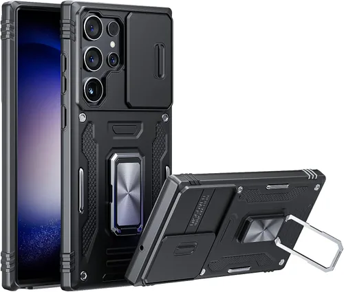 Vista 21 de ANGELAS - Funda a prueba de golpes para Samsung Galaxy S23 Plus, parachoques de silicona TPU con protección anticaídas, cubierta deslizante