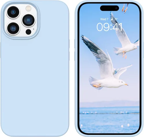 Vista 14 de GUAGUA Funda compatible con iPhone 17 Pro Max de 6.9 pulgadas, silicona líquida, goma de gel suave, delgada, forro de microfibra delgada