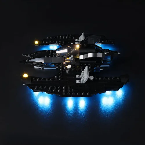 Vista 8 de Kyglaring Kit de iluminación LED (sin modelo) diseñado para Lego DC Batwing Batman vs The Joker 76265 DC Super Hero Model Kit de construcción - sin