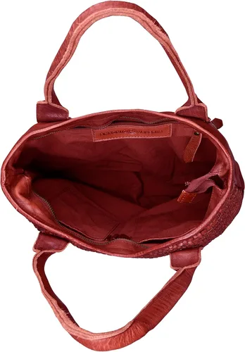 Vista 3 de ANTONIO VALERIA Alice Braided Washed Leather HandBag for Women