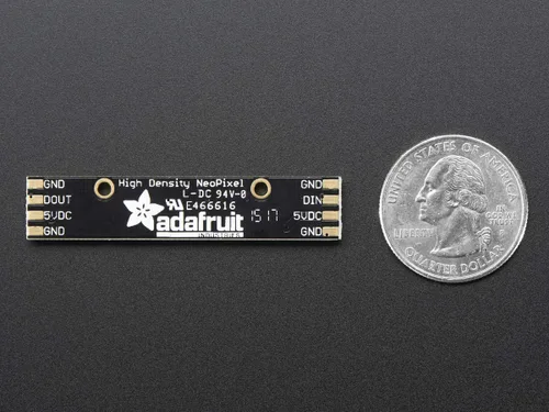 Vista 5 de Adafruit Industries NeoPixel Stick - 8 x 5050 LEDs RGBW - Blanco frío - ~ 6000K