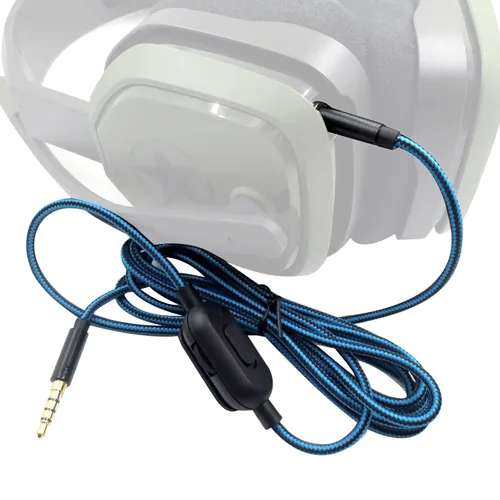 Vista 3 de ZEZEFUFU Cable estéreo de repuesto de 0.138 in para auriculares de audio para Astro A10 A40 A30 Gaming Headset