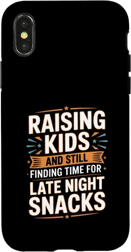 Vista 5 de Raising Kids and Still Finding Time for Late Night Snacks Case for iPhone 17