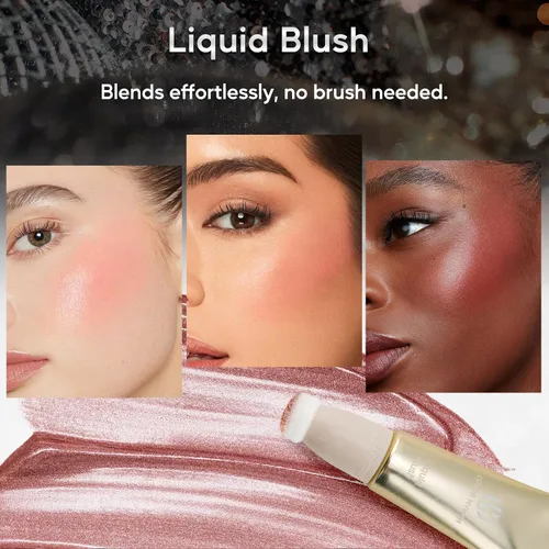 Vista 6 de Color Nymph Kit de maquillaje todo en uno para mujeres y niñas, juego de regalo de cosméticos con bolsa de hombro de lentejuelas, incluye paleta
