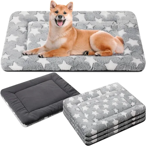 Vista 15 de VitalCozy 4 almohadillas suaves y cálidas para jaula de perro, 20 x 30 x Verde