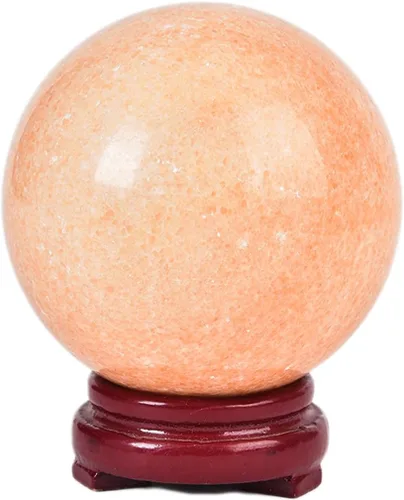 Vista 40 de JIC Gem Piedra Natural de Jaspe Africano Cristal de Curación Esfera Adivinación Bola de Piedra Preciosa, Feng Shui Reiki Aura Decoración