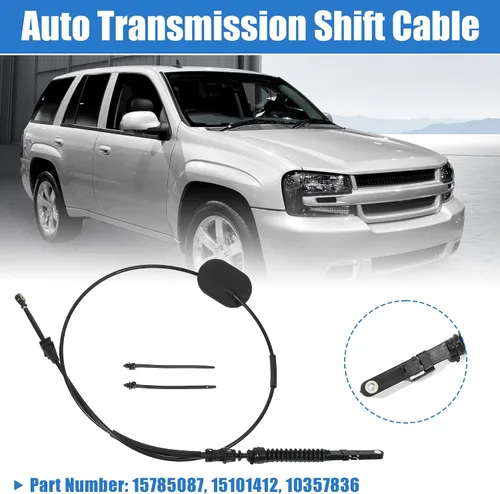 Vista 2 de X AUTOHAUX Cable de cambio de engranajes de transmisión automática para Chevrolet Trailblazer SSR para GMC Envoy para Buick Rainier para Oldsmobile