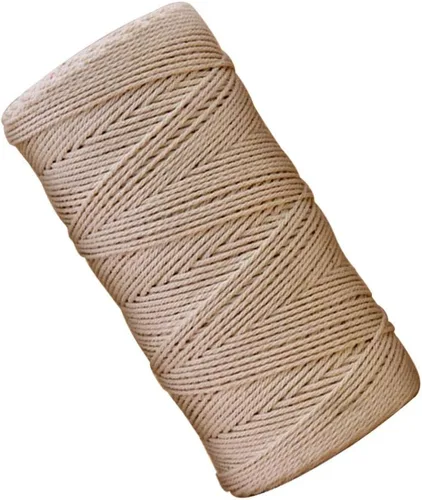 Vista 10 de Hemoton Cordón de hilo de algodón: cuerda de macramé, cuerda de macramé, tapiz de hilo de algodón, cuerda de macramé para colgar plantas