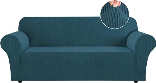 Vista 55 de Funda para futón Flamingo P de gran elasticidad sin brazos - Funda para sofá futón de tamaño completo y queen, de jacquard suave y grueso
