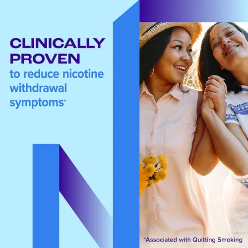 Vista 5 de Nicorette Mini pastillas de nicotina, 4 mg de ayuda para dejar de fumar, sabor a menta, 20 unidades Quit Smoking Aid, Reduces Nicotine Cravings