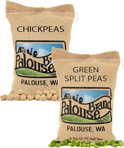 Vista 10 de Palouse Brand Garbanzos certificados sin residuos de glifosato Frijoles de Garbanzo 1 libra Cultivado familiar en el estado de Washington
