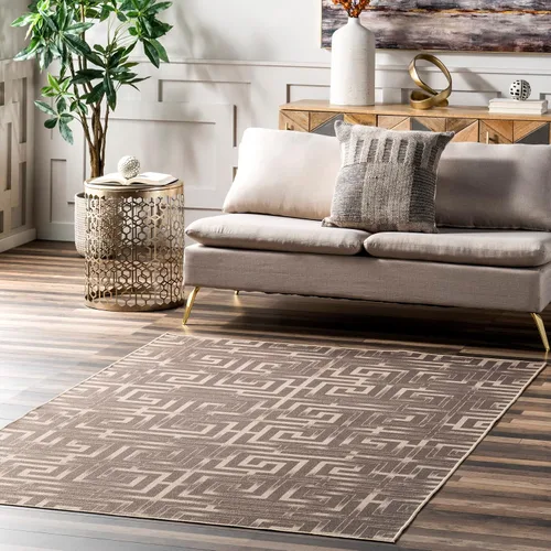 Vista 23 de nuLOOM Alfombra de Área Easy-Jute de 5' x 8', Lavable a Máquina, Antideslizante, para Sala de Estar, Dormitorio, Habitación de Niños, Guardería