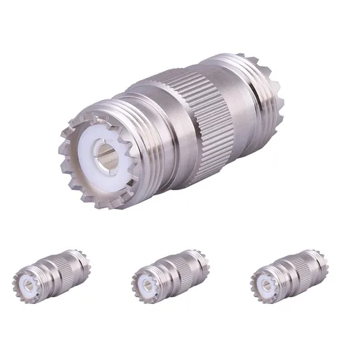Vista 6 de XRDS -RF UHF PL-259 a SO239 - Conector adaptador hembra (2 unidades NO para televisores)