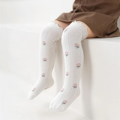 Vista 75 de DRESHOW BQUBO - Calcetines de punto para bebé, calcetines de algodón para niñas pequeñas