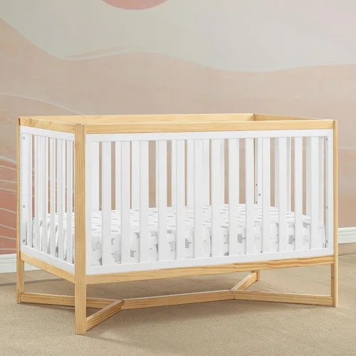 Vista 12 de Delta Children Tribeca - Cuna convertible 4 en 1, color blanco bianca/natural