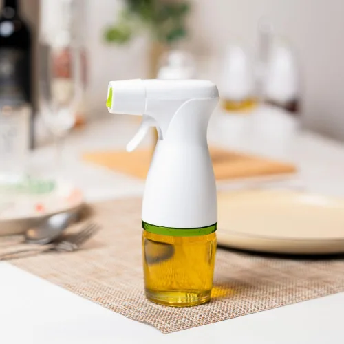 Vista 4 de Prepara rociador del aceite para alimentación sana para la cocina y la parrilla, simplemente niebla, de vidrio