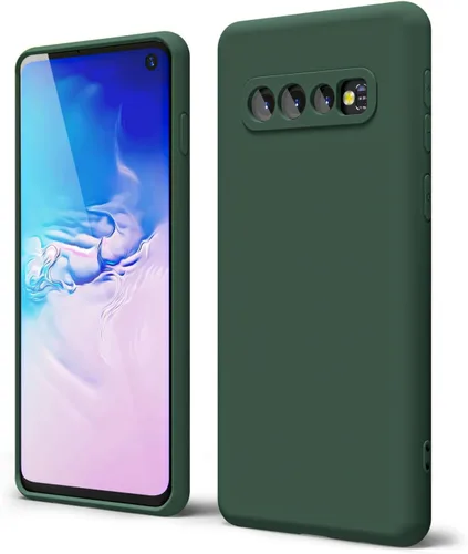 Vista 259 de oakxco Funda para teléfono Samsung Galaxy S8 de silicona líquida, delgada y fina de gel de goma suave TPU cubierta protectora simple llana