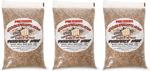 Vista 17 de CookinPellets Pellets de Madera Dura Natural de Manzana Premium y Arce Duro, Humo Dulce Ligero para Parrilla BBQ y Ahumador de Pellets, Bolsa de 40