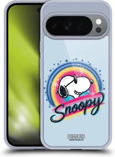 Vista 23 de Head Case Designs Officially Licensed Peanuts Beach Surf Snoopy Boardwalk Airbrush Gel Case [Military Grade Protection] Compatible with Google Pixel