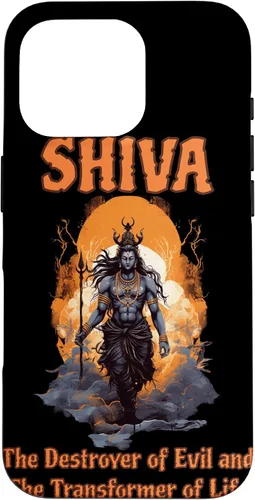 Vista 20 de Lord Shiva Destroyer Transformer Hindu God Spiritual Hippie Case for iPhone 16