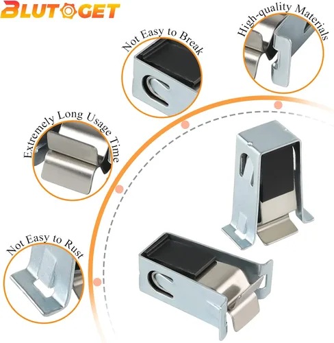 Vista 2 de W10111905 WPW10111905 - Cierre de puerta de secadora de Blutoget - Compatible con Ken-more May-tag Whirlpool Dryer Door Catch- Sustituye a