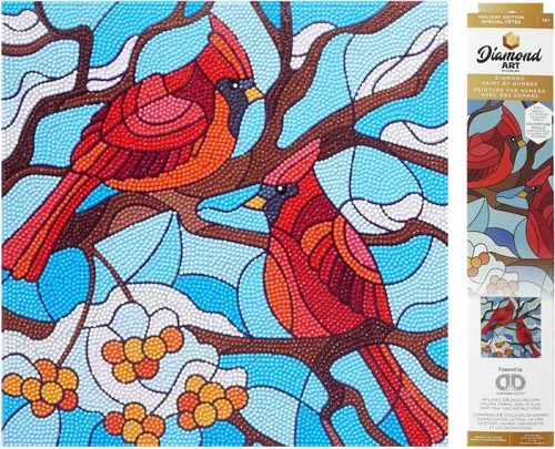 Vista 14 de Diamond Art by Leisure Arts Kit DMA 12x12 IntermediateBlue Bird