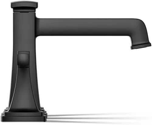 Vista 5 de Kohler T26436-4-BL RIFF Grifo de baño con boquilla desviadora y dos manijas de palanca, negro mate