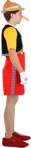Vista 5 de Encantador disfraz de Halloween de Pinocho de Disney para adultos Diseño auténtico para los fanáticos del cosplay de Disney