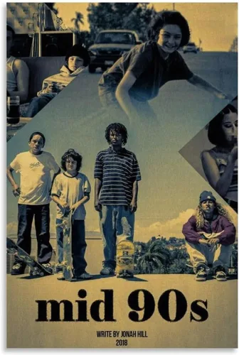 Vista 7 de CLBCIHWFN Póster de mediados de los años 90, película retro de comedia, drama, patinaje, película retro, para habitación, estética y arte de pared