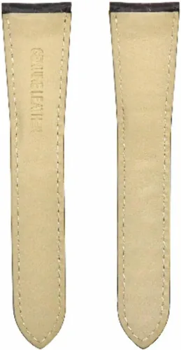 Vista 6 de Ewatchparts 20-21-23-24mm Leather Watch Band Strap Compatible With Cartier Tank Ronde Solo Deployment