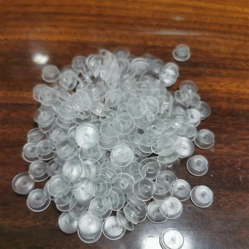 Vista 7 de DANUDON 300 botones de plástico con hebilla, botones de dijes para zapatos, pulseras negras y transparentes, adornos de espalda, botones redondos