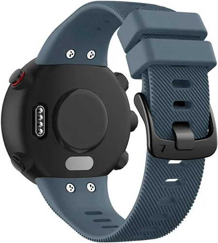 Vista 18 de REYDA Correa de silicona compatible con Garmin Swim 2/Forerunner 45, suave, flexible, transpirable, correa de reloj de silicona deportiva