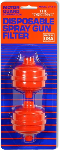 Vista 2 de Motor Guard D-12-2 Filtro de pistola pulverizadora desechable, paquete de 2