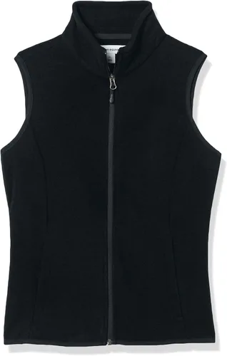 Vista 8 de Tienda Essentials Chaleco de forro de vellón suave, sin mangas, de corte clásico para mujer (disponible en tallas extragrandes)