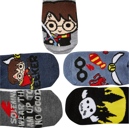 Vista 2 de Harry Potter Paquete de 5 calcetines invisibles para bebé
