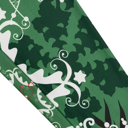 Vista 4 de ALBIZIA Pantalones de Navidad para niñas, leggings de Navidad suaves cepillados, mallas elásticas al tobillo de 5 a 12 años