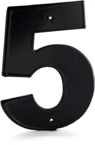 Vista 8 de Montague Metal Products - Números de casa individuales, escritos en letra Helvetica