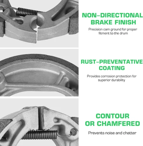 Vista 4 de Youxmoto Zapatas de freno delanteras traseras para Honda CHF50 2002-2011/para Ruckus NPS50 2003-2019/CRF70F CRF80F 2004-2015/XR80R XR100R