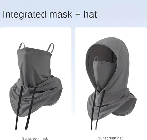 Vista 3 de Paquete de 3 pasamontañas de verano con protección UV, transpirable, máscara facial para hombres y mujeres, motocicleta, ciclismo, pesca