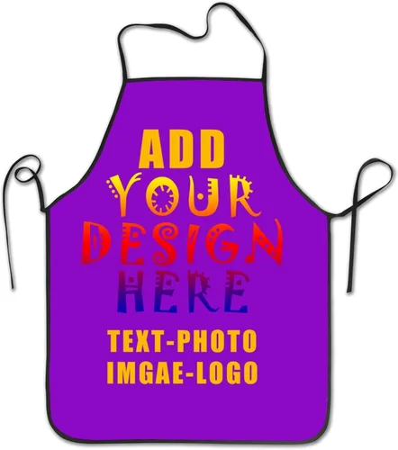 Vista 40 de Delantal personalizado personalizado para mujeres y hombres, delantales de cocina para cocinero, nombre personalizado, texto, logotipo, imagen
