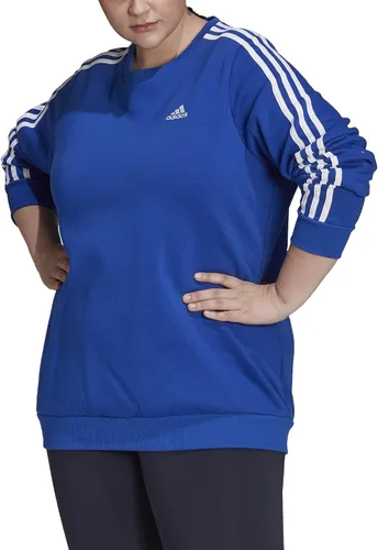Vista 16 de adidas Sudadera Essentials de forro polar con 3 rayas para mujer