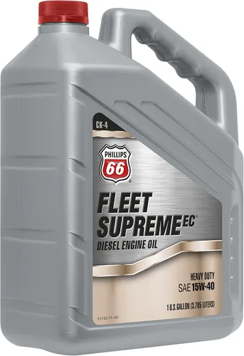 Vista 2 de 1078290 Aceite de motor diesel (Fleet Supreme EC- API CK-4 15W40-1 galón), 128 onzas líquidas, 1 paquete