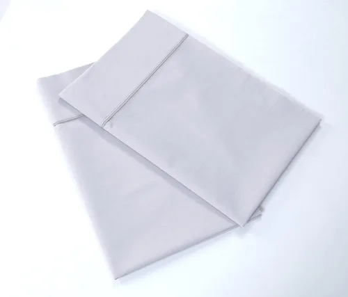 Vista 12 de Juego de 2 fundas de almohada 100 % percal de algodón, suaves y transpirables, tela ligera, tejido suave y aireado, para ella o él