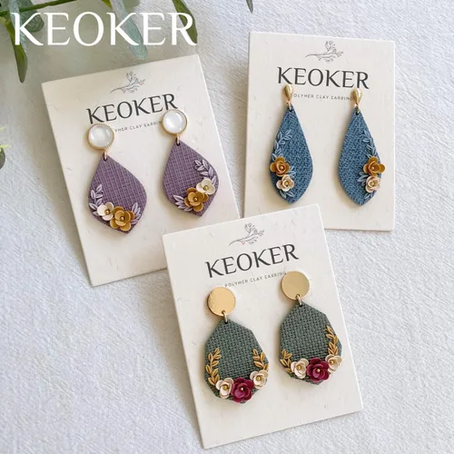 Vista 6 de KEOKER Rodillo de textura de arcilla polimérica, rodillo de arcilla polimérica para hacer aretes, rodillo de textura para arcilla polimérica, como