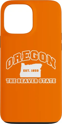 Vista 23 de iPhone 16 Oregon Souvenir Vacation Est 1859 The Beaver State Adults Case
