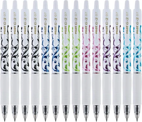 Vista 7 de Pilot G2 - Bolígrafos de gel de alta calidad, punta fina de 0.028 in, colores surtidos, paquete de 8