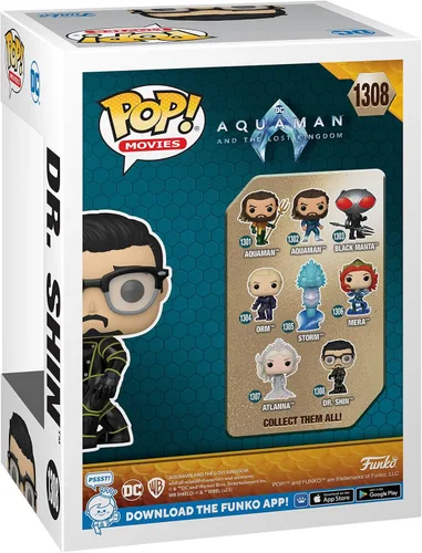 Vista 3 de Funko Pop! Movies: DC - Dr. Shin - Aquaman - Figura de vinilo coleccionable - Idea de regalo - Producto oficial - para niños y adultos - Fans